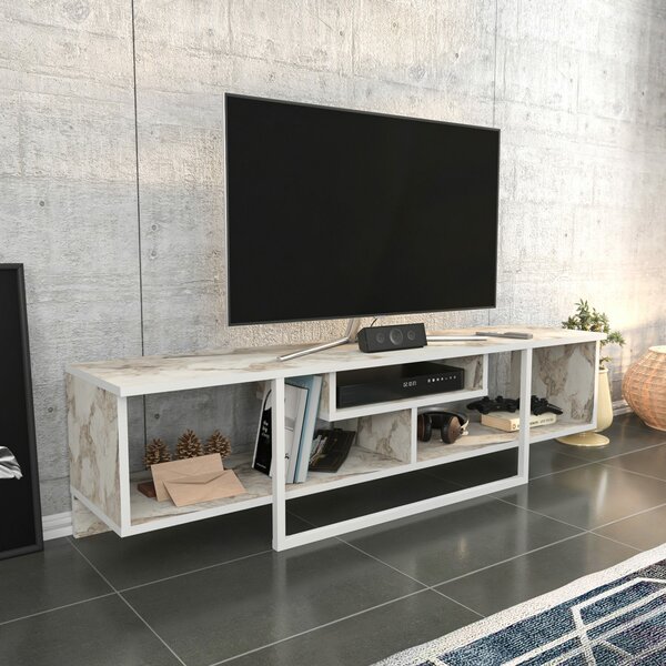 Hanah Home TV Stand White Asal 150 - White, Ephesus