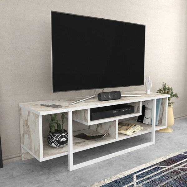 Hanah Home TV-állvány Fehér Asal 120 - Ephesus, Fehér