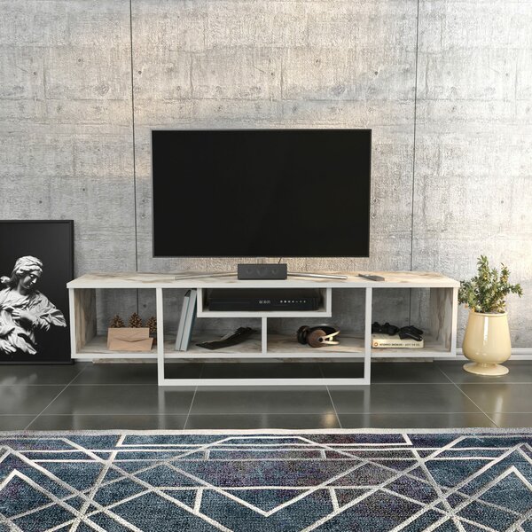 Hanah Home TV Stand White Asal 150 - White, Ephesus