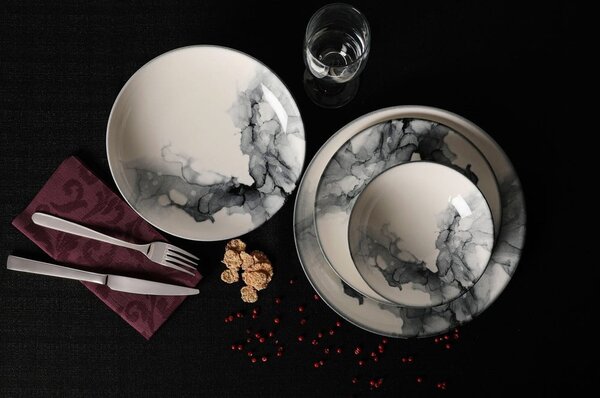 Porcelán étkészlet 24 db-os – Hermia
