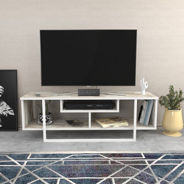 Hanah Home TV-állvány Fehér Asal 120 - Ephesus, Fehér