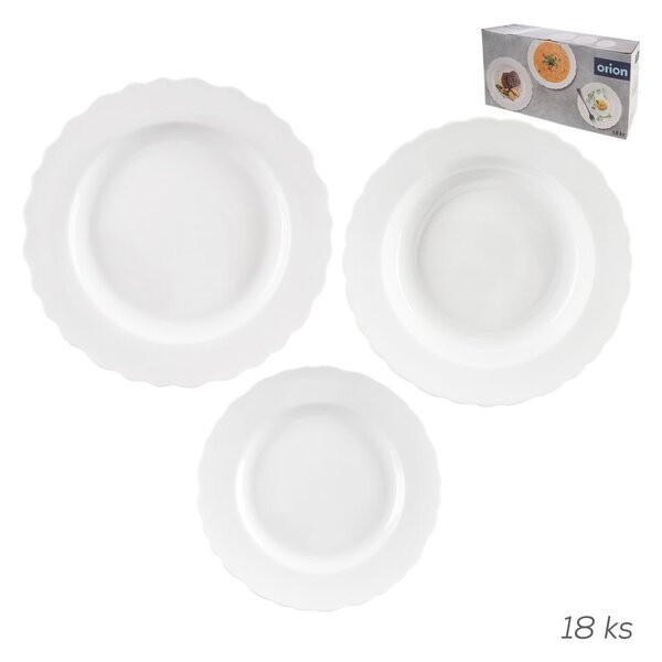 Porcelán étkészlet 18 db-os Mona – Orion