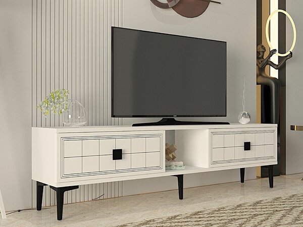 Hanah Home Yuka 150 TV állvány - Fehér