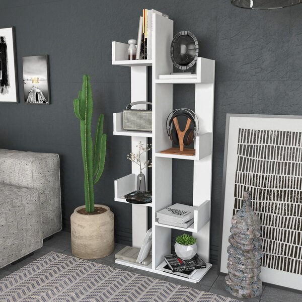 Hanah Home Luisa Fehér könyvespolc - Fehér