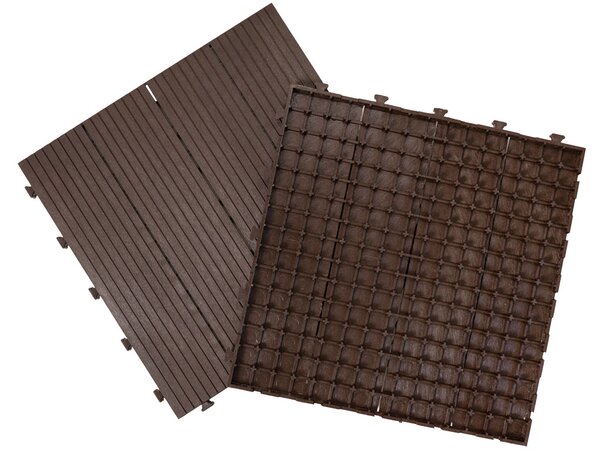 Multy home Gumi csempe Cosmopolitan 45 x 45 cm, barna, megerősített 2,5 cm