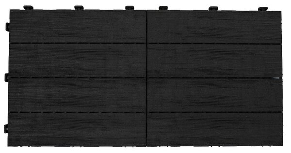 Multy home Gumi csempe ARISTA Wood 30 x 30 cm, antracit
