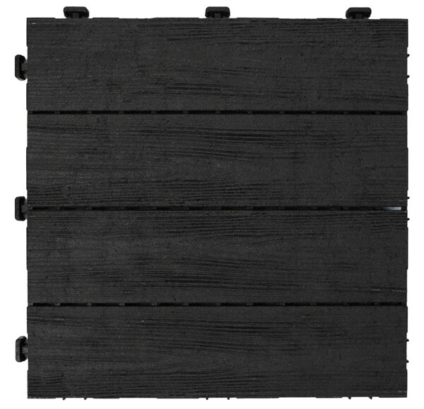 Multy home Gumi csempe ARISTA Wood 30 x 30 cm, antracit