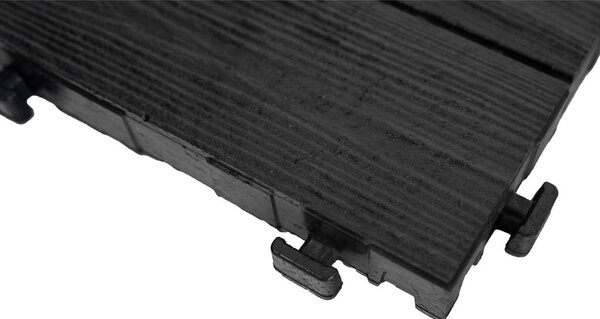 Multy home Gumi csempe ARISTA Wood 30 x 30 cm, antracit
