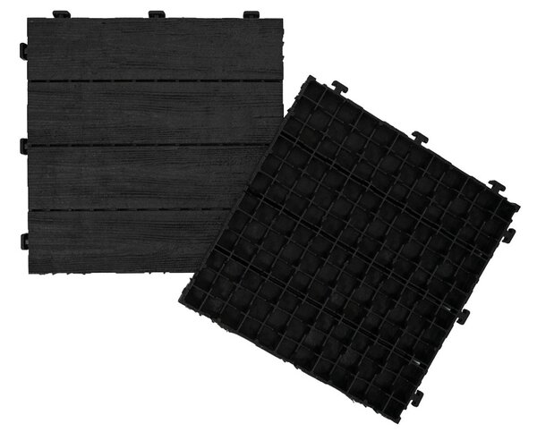 Multy home Gumi csempe ARISTA Wood 30 x 30 cm, antracit
