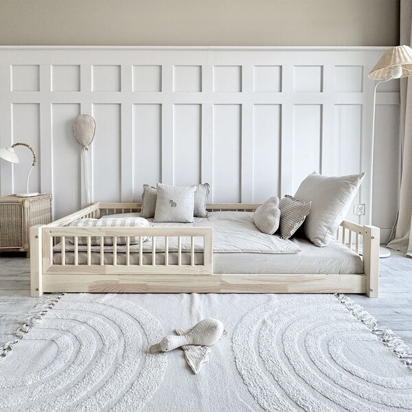 Luloo Montessori Natúr Gyerekágy (90x190 cm)