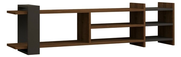 Hanah Home Zeyna TV állvány dió és antracit színben