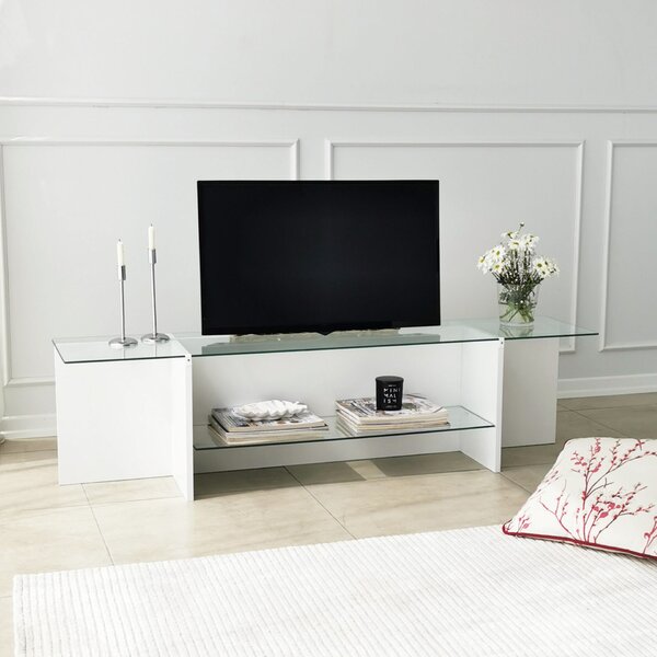 Hanah Home TV Stand White Escape TV - White