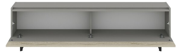 Hanah Home TV állvány szürke travertin - szürke, travertin