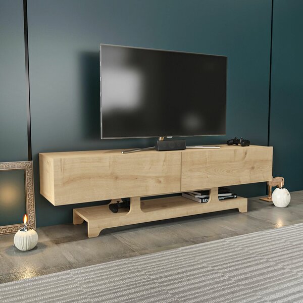 Hanah Home TV Stand Sapphire Oak Tera - Sapphire Oak