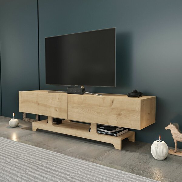 Hanah Home TV Stand Sapphire Oak Tera - Sapphire Oak