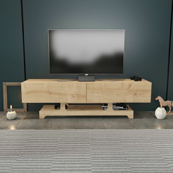 Hanah Home TV Stand Sapphire Oak Tera - Sapphire Oak