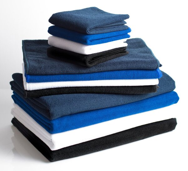 Towel City Gyorsan száradó sporttörülköző 110x30 cm - Acélszürke