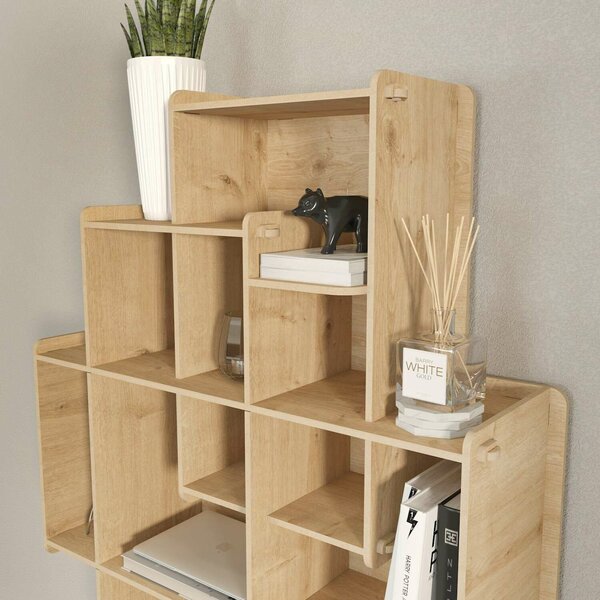Hanah Home Wall Shelf Oak Adis - Oak