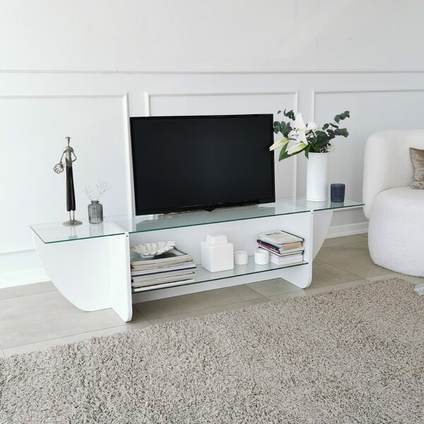 Hanah Home White Lily TV TV-állvány - Fehér