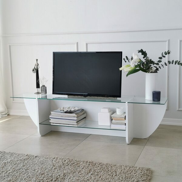 Hanah Home White Lily TV TV-állvány - Fehér