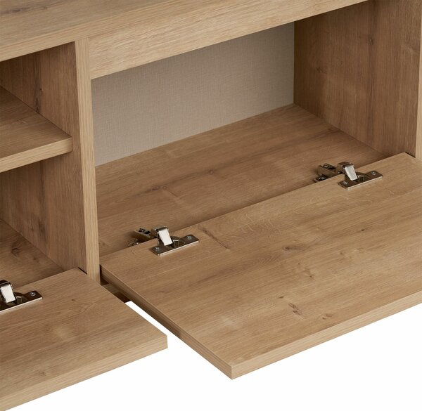 Hanah Home TV Stand Sapphire Oak Sentinel - Sapphire Oak