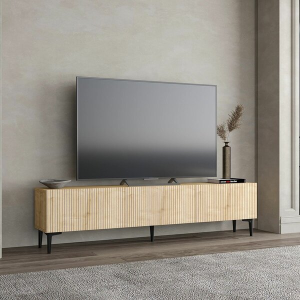 Hanah Home TV Stand Sapphire Oak Oscar - Sapphire Oak