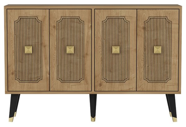 Hanah Home Console Sapphire Oak Gold Desarı - Sapphire Oak, Gold