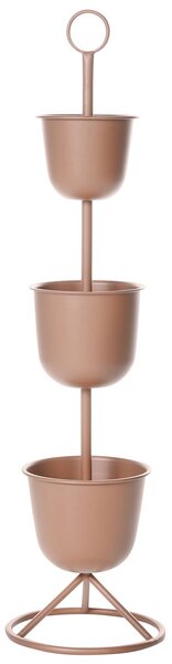 Virágállvány RENGE Fém 28 cm Barna
