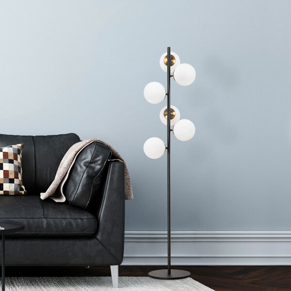 Opviq Floor Lamp Black Fazli - 10520