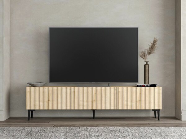 Hanah Home TV Stand Sapphire Oak Oscar - Sapphire Oak