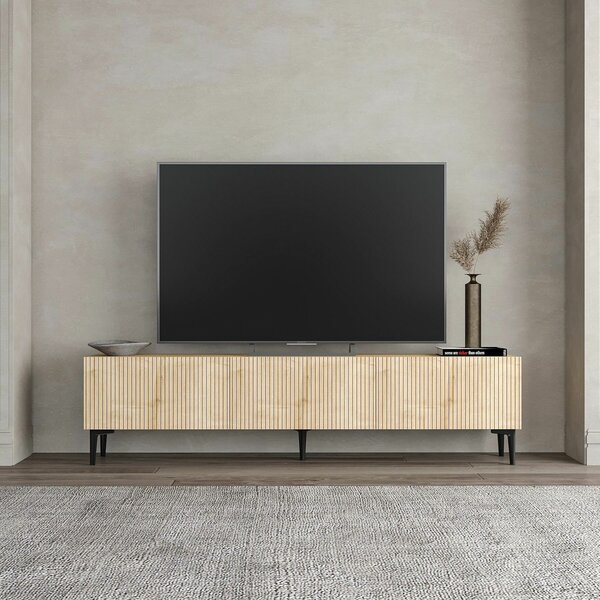 Hanah Home TV Stand Sapphire Oak Oscar - Sapphire Oak