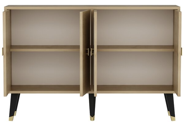 Hanah Home Console Sapphire Oak Gold Desarı - Sapphire Oak, Gold