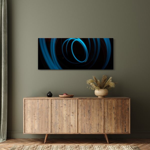 Kék vonal képe (120x50 cm)