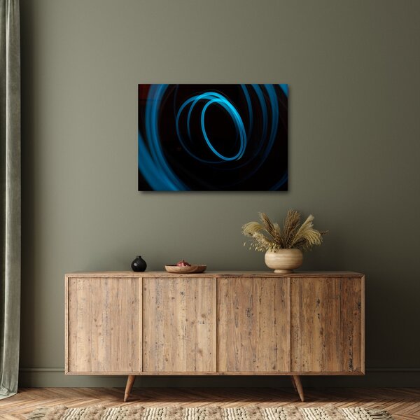 Kék vonal képe (70x50 cm)