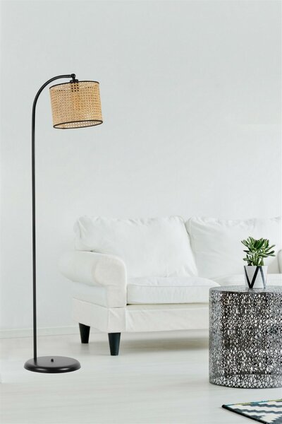 Opviq Floor Lamp Black 8735-7