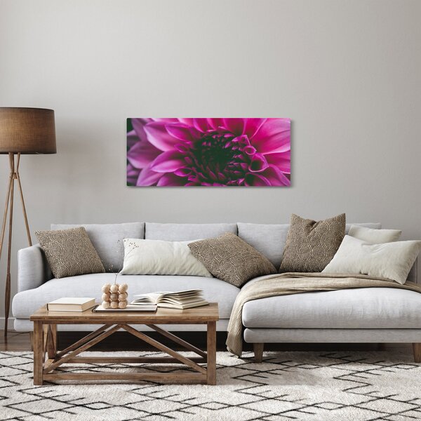 Rózsaszín virág képe (120x50 cm)