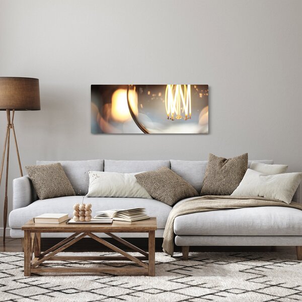 Izzó villanykörte képe (120x50 cm)