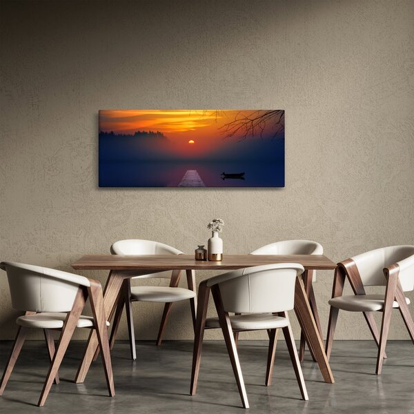 Híd képe naplementekor (120x50 cm)