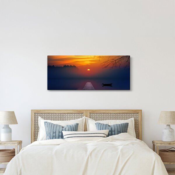 Híd képe naplementekor (120x50 cm)