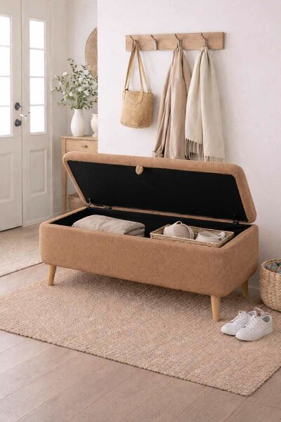 Hanah Home Bench Brown Rena - Brown