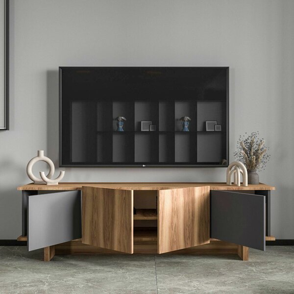 Hanah Home Diana TV állvány, antracit-dió