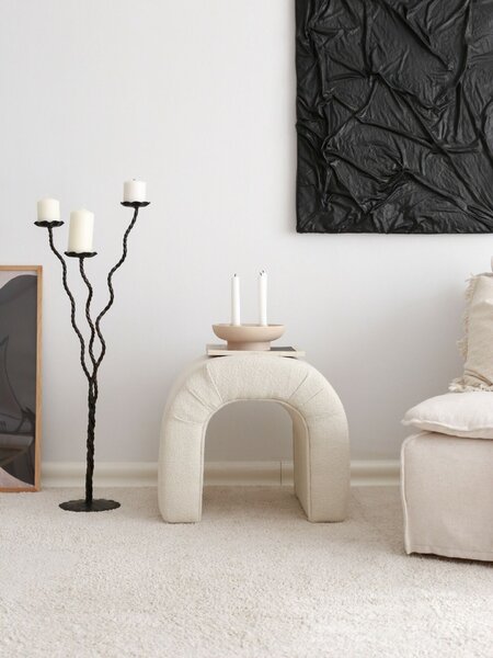 Atelier Del Sofa Puff Nu Teddy - Krémszínű