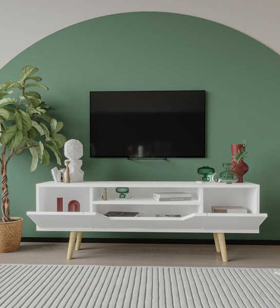 Hanah Home TV állvány Roma 150 - Fehér