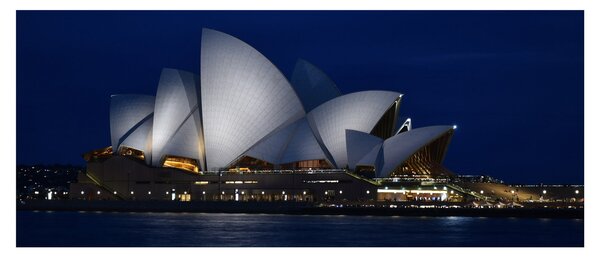 Sydney éjszakai kép (120x50 cm)