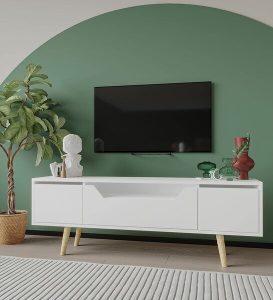 Hanah Home TV állvány Roma 150 - Fehér