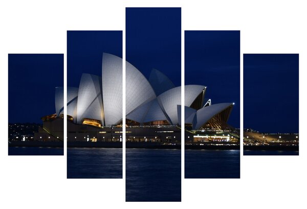 Sydney éjszakai kép (150x105 cm)