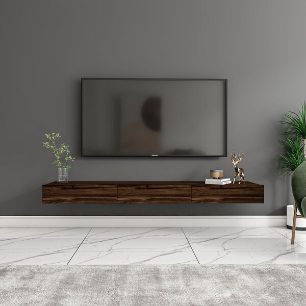 Hanah Home TV Stand Walnut Avalon - Walnut