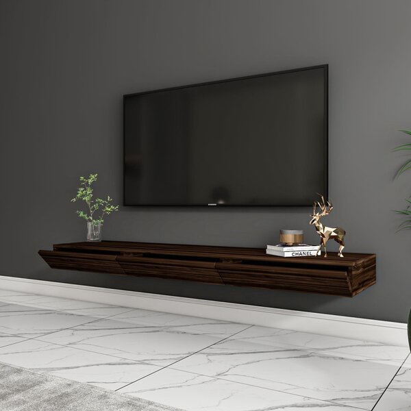 Hanah Home TV Stand Walnut Avalon - Walnut