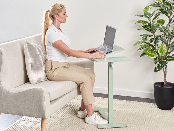 Manuálisan állítható laptop állvány SCHOLA Világoszöld 70 cm 40 cm
