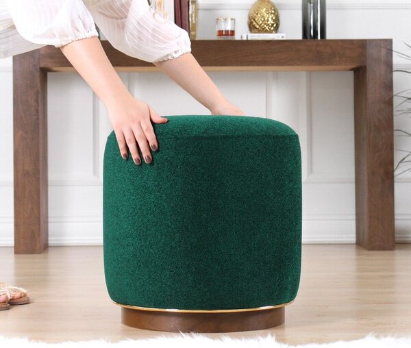 Atelier Del Sofa Zeone sötétzöld puff